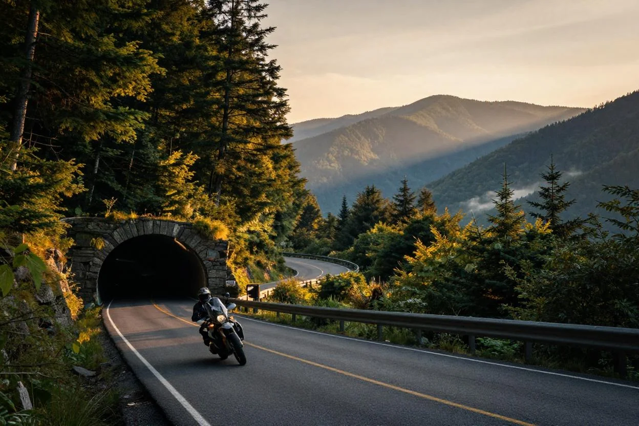 Cherohala Skyway NC-143/TN-165 - Robbinsville a Tellico Plains, EE. UU.