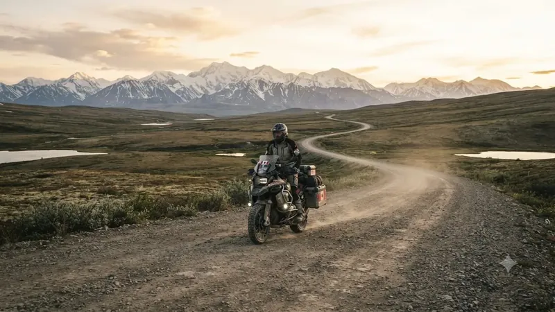 Dempster Highway - Dawson City a Inuvik, Canadá