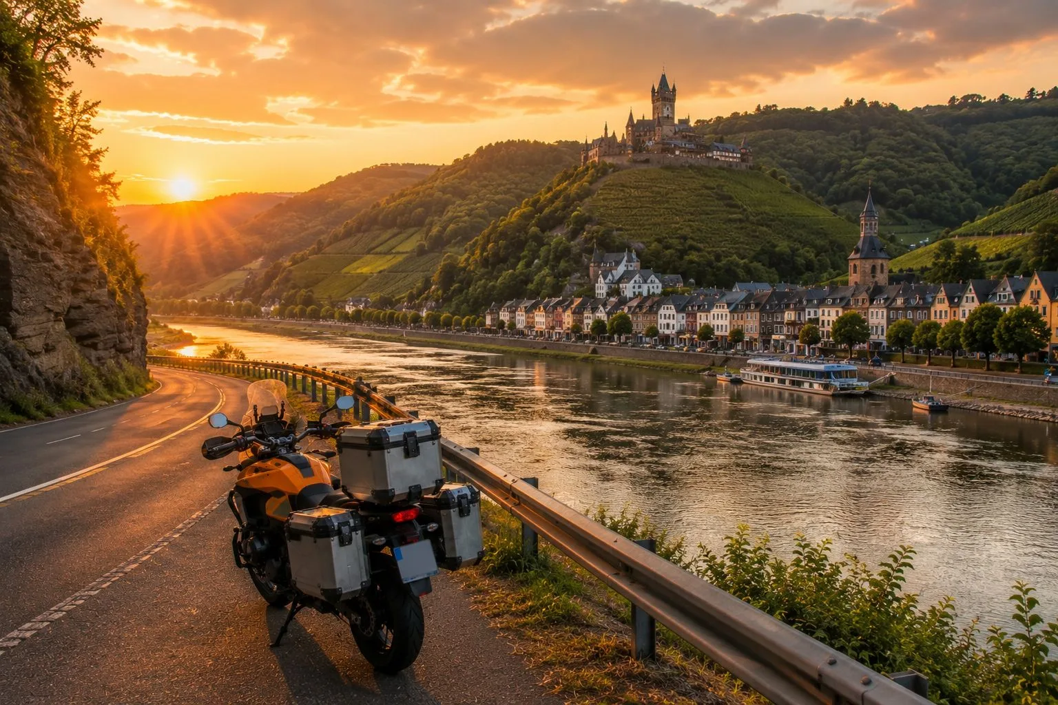 Deutsches Eck Moseltal - Coblenza a Cochem, Alemania