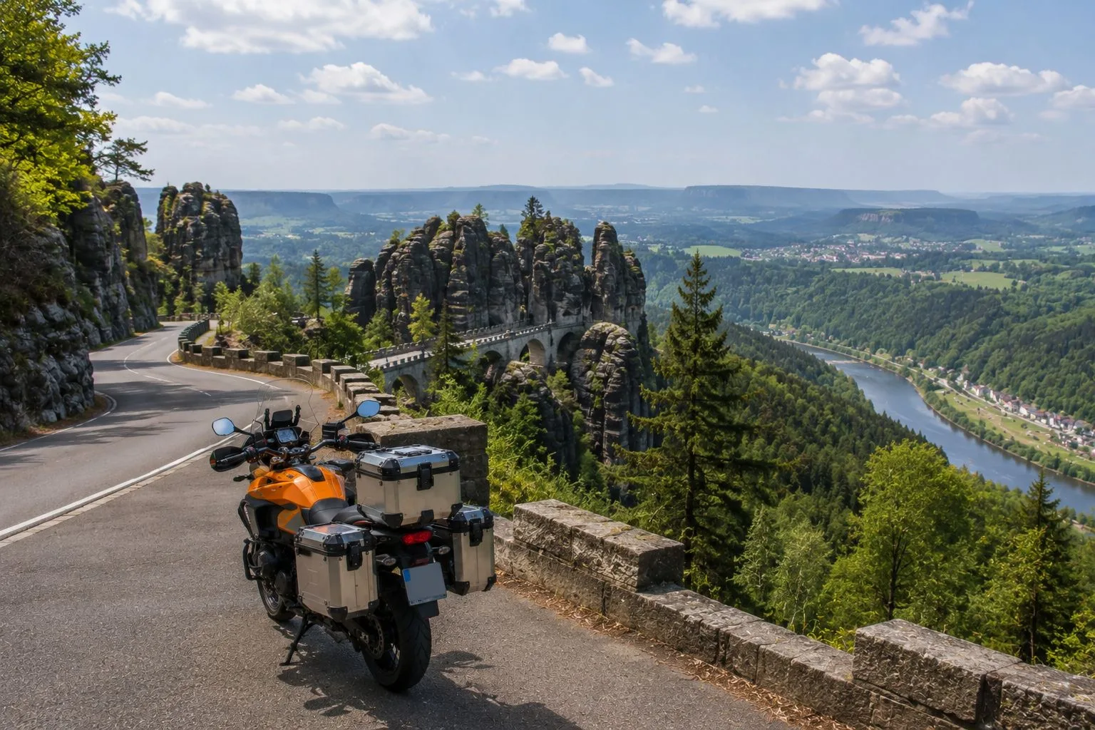 Sächsische Schweiz Bastei - Dresden a Bad Schandau, Alemania